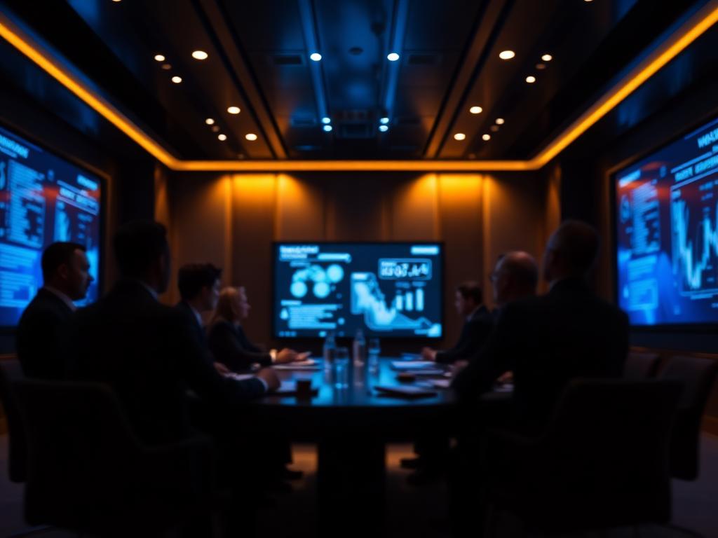 Riunione business internazionale